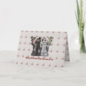 Van Twee van ons… het wenskaart van Kerstmis Feestdagen Kaart (Voorkant)