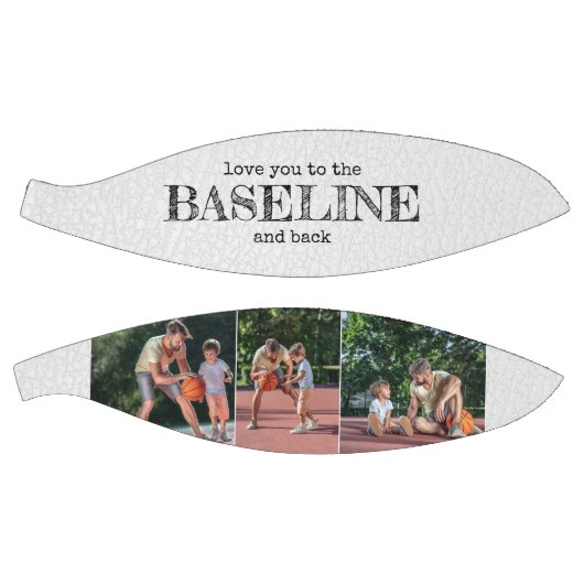 Van u houden bij Basislijn en Terug - 3 Foto wit Basketbal (Panelen)