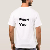 Van u lopen t-shirt (Achterkant)