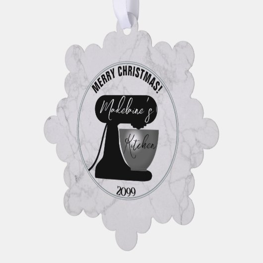 Van uw keuken papier Ornament Kaart cadeau Label (Links)