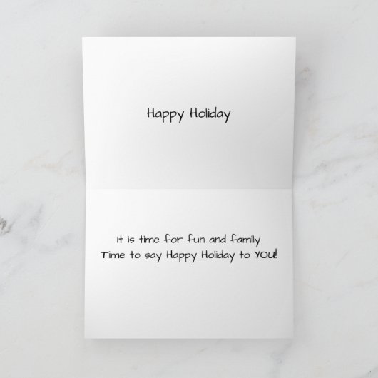 **VAN UW "LERER" OP CHRISTMAS** KAART (Binnen)