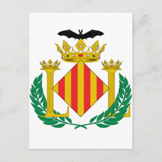Van Valencia (Spanje) het Wapenschild Briefkaart