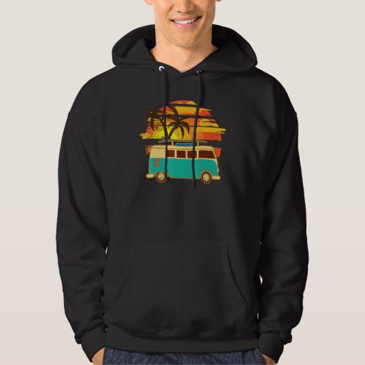 Van - Van Life - Retro Van Hoodie (Voorkant)