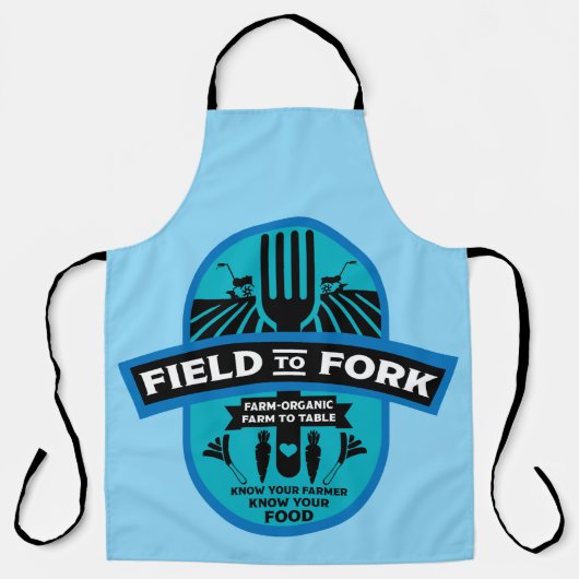 Van veld naar vork schort (Voorkant)