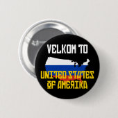 Van Velo naar Amerika Ronde Button 5,7 Cm (Voorkant /achterkant)