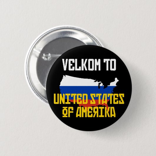 Van Velo naar Amerika Ronde Button 5,7 Cm (Voorkant /achterkant)
