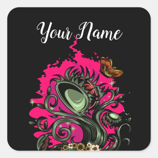 Van Venus Vierkante Sticker (Voorkant)