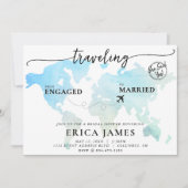 Van verloofd naar getrouwd Vrijgezellenfeest Kaart (Voorkant)