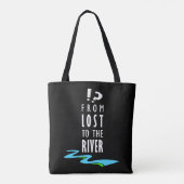Van verloren naar de rivier tote bag (Achterkant)