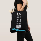 Van verloren naar de rivier tote bag (Dichtbij)