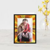 Van verloren sok naar Wenskaart van plastic deksel Kaart (Gele Bloem)