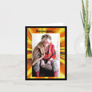 Van verloren sok naar Wenskaart van plastic deksel Kaart