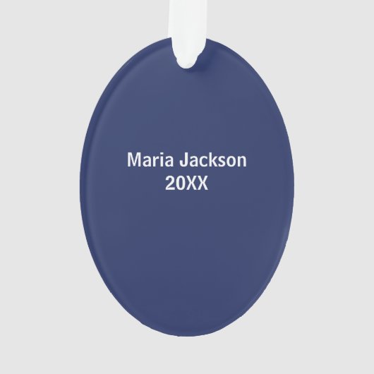 Van Verpleegkundige Practitioner Kerstboom Aanpasb Ornament (achterkant)