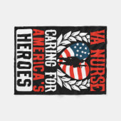 Van Verpleegster Amerika Heros Amerika Amerikaanse Fleece Deken (Voorkant (Horizontaal))