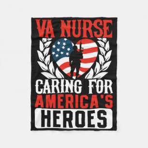 Van Verpleegster Amerika Heros Amerika Amerikaanse Fleece Deken