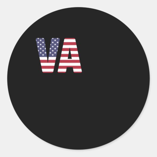 Van Verpleegster Zorg Voor American's Heroes Ronde Sticker (Voorkant)