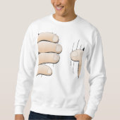 Van vet tot slim, grappig Sweatshirt (Voorkant)