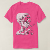 Van Vincent Human Head met Sigarette Gogh Skeleto T-shirt (Design voorkant)