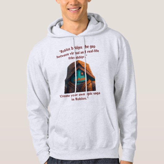 Van virtuele werelden naar echte connecties hoodie (Voorkant)