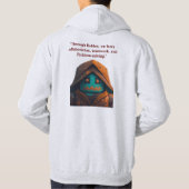 Van virtuele werelden naar echte connecties hoodie (Achterkant)