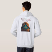 Van virtuele werelden naar echte connecties hoodie (Achterkant volledig)