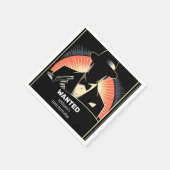 Van Volwassen kinder 90s Jongen Retro Maffia 10e V Servet (Hoek)