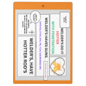 van Welder Klembord (Achterkant)