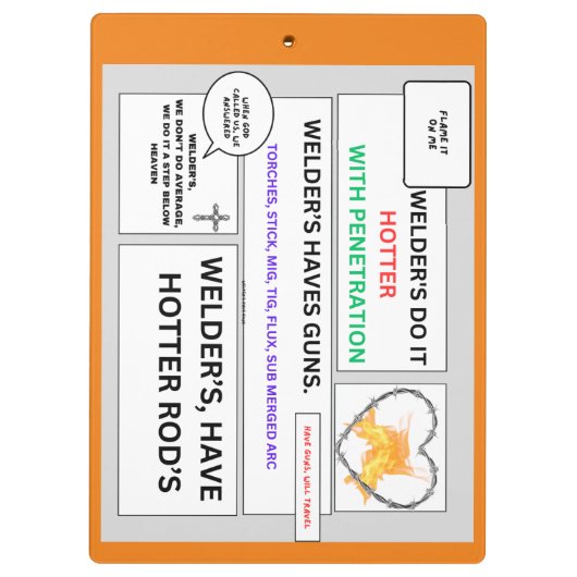 van Welder Klembord (Achterkant)