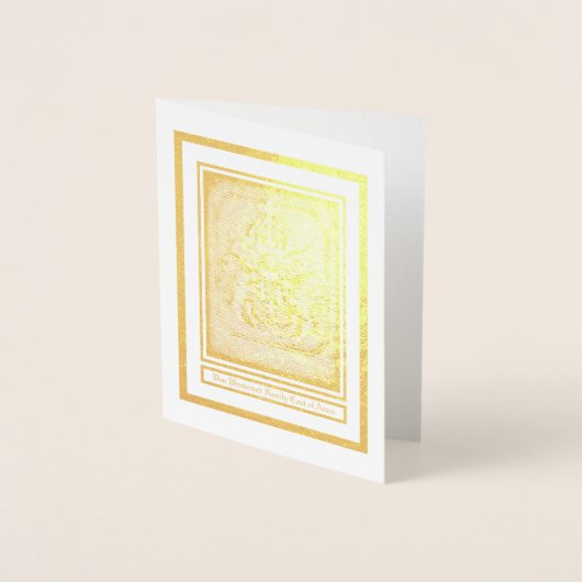 Van Westervelt Coat of Arms Folie Note Card Kaarten (Voorkant)