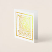 Van Westervelt Coat of Arms Folie Note Card Kaarten (Voorkant)