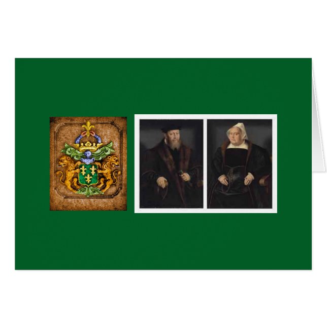 Van Westervelt familie ongeveer 1550 portretten (Voorkant Horizontaal)