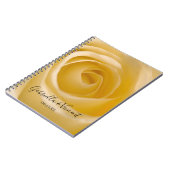 Van White Roos Flowery Wedding Guest Book Notitieboek (Linkerzijde)