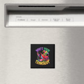 Van wie je Crawdad Crawfish Jester Beads Funny Ma Magneet (Insitu (Vaatwasser))