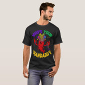 Van wie je Crawdad Crawfish Jester Beads Mardi G T-shirt (Voorkant volledig)