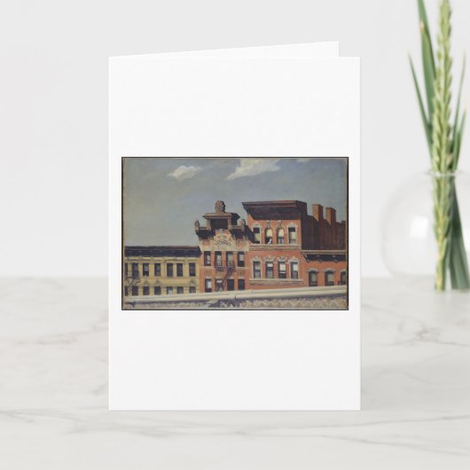 Van Williamsburg Bridge - Edward Hopper Kaart (Voorkant)