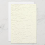 Van witte kreukelpapier briefpapier (Voorkant / Achterkant)