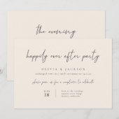 Van Witte Modern gelukkig ooit nadat de Partij uit Kaart (Voorkant / Achterkant)