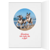 Van woedend tot voor altijd – Dog Save the Date (Binnen (Links))