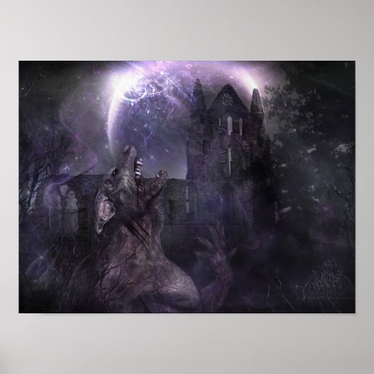 Van Wolf en Mens Poster (Voorkant)