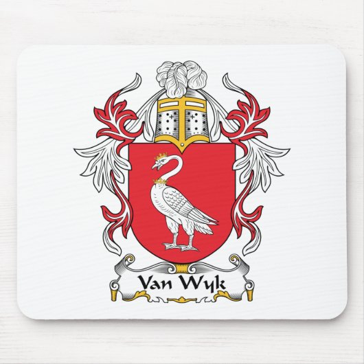 Van Wyk Family Crest Muismat (Voorkant)