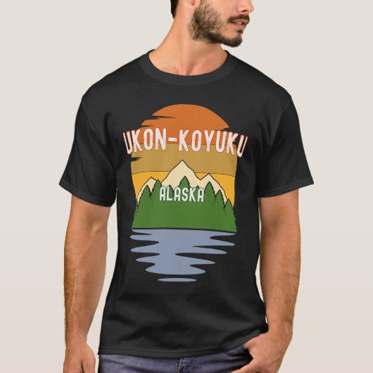 Van Yukon Koyukuk Alaska  Sunset T-shirt (Voorkant)