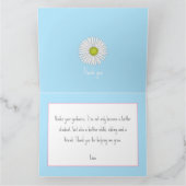 Van Zaad tot Bloei Leraar Dankkaart Bedankkaart (Binnen)