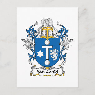 Van Zandt Family Crest Briefkaart