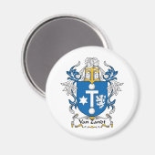 Van Zandt Family Crest Magneet (Voorkant / Achterkant)