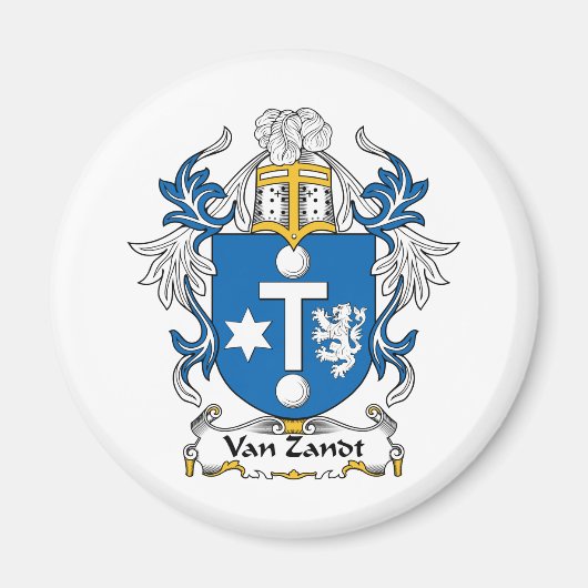 Van Zandt Family Crest Magneet (Voorkant)