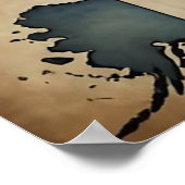 Van Zee tot glanzend Zee Poster (Hoek)