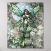 Van Zee tot Sky Mermaid Fairy Art Poster afdrukken (Voorkant)