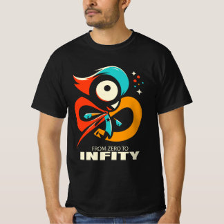 VAN ZERO TOT INFINITY MOTIVATIE TSHIRT