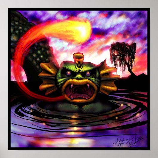 Van zijn Scaly Maw Poster (Voorkant)