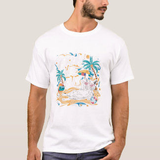 Van zomervakantie voor school leraren t-shirt